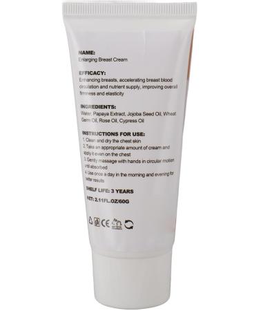 Bust Cream Firms Enhances Body Curves 2.1 Oz 2pcs Massage Tight Silky Suitable for All Skin Types - Buy Online on GoSupps.com