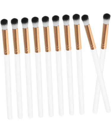 NOLITOY Eye Makeup Brush 50 Pcs Makeup Brush Eyeshadow Brush Eye Brush for Eyeshadow Tool Brush Wooden Handle White Make up 17.50X1.00X1.00CMx5pcs Whitex5pcs - Buy Online on GoSupps.com