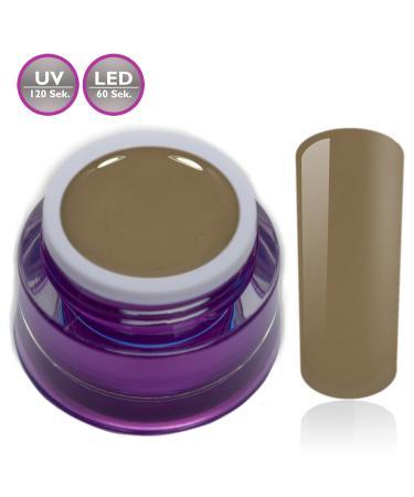 Color Gel Mocca Brown Beige - Studio Quality UV LED Nail Gel (5ml) | RM Beautynails | International Shipping Available - Buy Online on GoSupps.com