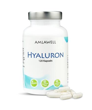 Amlawell Hyaluronic acid capsules - Vegan - Made in Germany - 120 capsules per pack