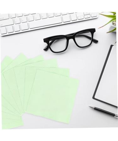 Healifty 10pcs Silver Lens Cleaning Cloths Soft Microfiber Wipers for Glasses & Platinum Suede - Perfect for Eyeglasses & Screens - Buy Online on GoSupps.com