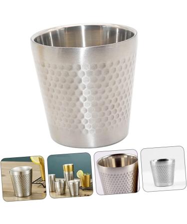 Buy Frcolor Wooden Beer Cup & Shaving Container | Men's Razor Brush & Stainless Steel Mug | 7.1x7cm - International Shipping Available - Buy Online on GoSupps.com