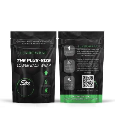 Lumbowrap Plus Size Hip & Lower Back Support Wrap for Sciatica Herniated Discs & Arthritis - XX-Large | International Shipping - Buy Online on GoSupps.com