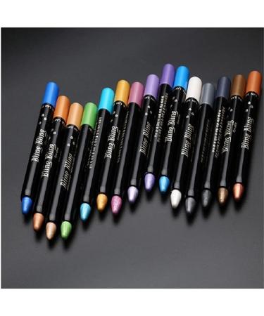  LILOVE 15 couleurs Waterproof Glitter Liquid Eyeliner Highlighter Eyeshadow Pencil Waterproof Long Lasting Glitter Matte Eye Shadow Stick Makeup Pigment Pen Cosmetics (15 PCS) - Buy Online on GoSupps.com