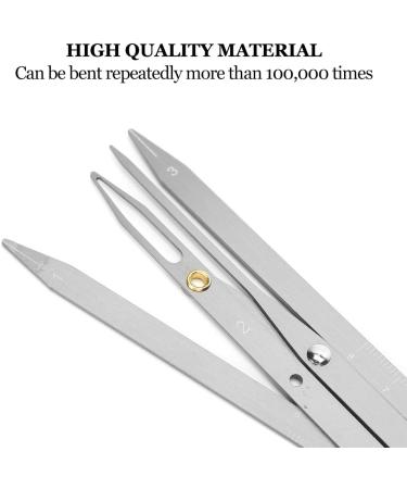  ZJchao Eyebrow Ruler Eyebrow Stencil Permanent Makeup Ruler Microblading Ruler Eyebrow Tattoo Stencil for Novice Tattoo (White) - Buy Online on GoSupps.com