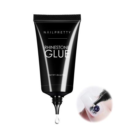 Nail Art Strass glue gel 30g glue for gems UV adhesive for nails professional gem glue for nails glue for manicure DIY for beginners and professional salons - Buy Online on GoSupps.com