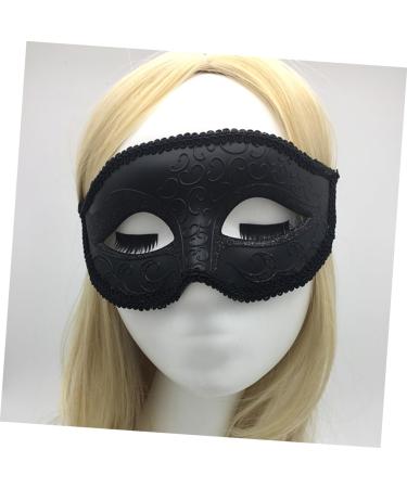DOITOOL Eye Mask Black Halloween Costumes Unique Masquerade Mask Makeup Male and Female Mask Dreses Party Mask Wedding Masquerade Ball Eye Costume Party Men and Women Prom Halloween Masks - Buy Online on GoSupps.com