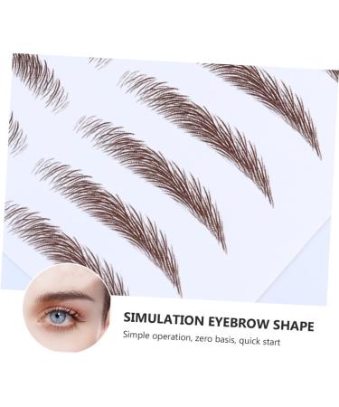 FRCOLOR 16 Pcs Eyebrow Stickers Eyebrow Shaping Template Eyebrows Makeup Tools Eyebrow Stencils 3d Applique - Buy Online on GoSupps.com