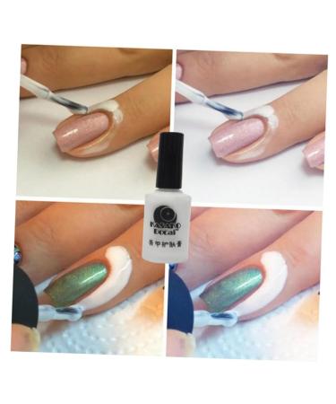 FOMIYES Pink Nail Polish Fast Drying Nail Polish Glue Palisade Glue Polish Latex Liquid Tape Anti-overflow Glue Nail Polish Tearable Quick Drying Nail Polish Nail Art Accessories medium Pink - Buy Online on GoSupps.com
