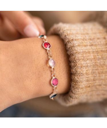 Bloom Boutique Custom Family Birthstone Bracelet - Personalize Your Own Unique Design - Buy Online on GoSupps.com