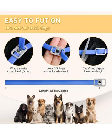 Repellent Collars for Dogs Repellent Collar for Dogs Adjustable Water Resistant repellent Collar Dog Natural Dog repellent Collars for Puppies Small Medium Large Dogs Blue 2pack - Buy Online on GoSupps.com
