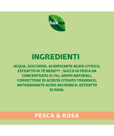  Fuze Fuze Tea Alcoholic drink peach with a note of rose 400 ml - Buy Online on GoSupps.com