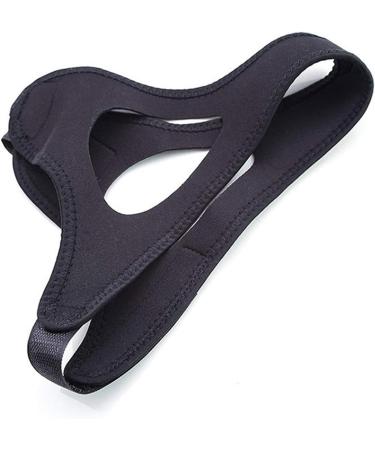 Snoring Chin Strap for Comfortable Sleep | Jaw Support Belt for Men & Women - Black | Nasal Breathing Mask - Buy Online on GoSupps.com