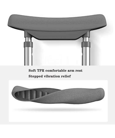 Crutches for Adults Underarm Foldable Axillary Crutches Thickening Aluminum Alloy Double Crutches Crutches Underarm Medical Rehabilitation Crutches with Height Adjustable Barrel Gr Lucky Star - Buy Online on GoSupps.com