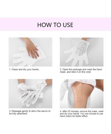 5 Pcs Hand Peel Mask Moisturizing Lavender Hand Spa Gloves Brightening Dead Skin Removal Hydrates Hands Masks for Home Beauty Salon - Buy Online on GoSupps.com