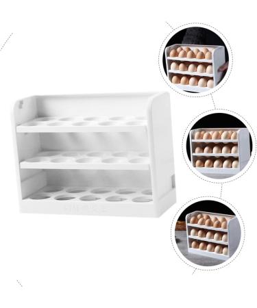 LABRIMP Refrigerator Storage Box Fridge Fillable Eggs Multi-layers Eggs Holder Egg Storage Rack Food Crisper - Buy Online on GoSupps.com