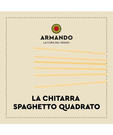  Armando Armando Grano Pasta di Campania Chitarra Pasta 500 g - Buy Online on GoSupps.com