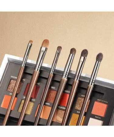 Makeup brushes 7-piece makeup kit full professional tapered applicator brush natural hair goat eye shader Makeup brush set - Buy Online on GoSupps.com