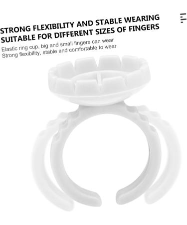  Didiseaon Didiseaon 200pcs Glue Ring Setting Eyebrow Cup Disposable Pigment Rings Ink Cups For Pigment Holder Cups Small Pigment Cup Pigment Cup For Pigment Holders - Buy Online on GoSupps.com