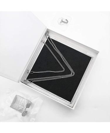 MGLIMZ Fogless Shower Mirror for Shaving - Anti-Fog Bathroom Shaving Mirror with Stainless Steel Chain Razor Holder Hook (Silver) - Buy Online on GoSupps.com