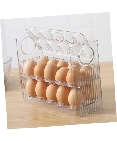 PRETYZOOM Egg Storage Box Eggs Egg Holder for Fridge Refrigerator Egg Rack Household Egg Holder Dog Tray - Buy Online on GoSupps.com