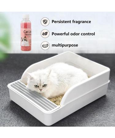 Spactz 300G Kitten Toilet Cleaning Deodorant Bead Artifact Pet Odor Activated Carbon Absorbs Cat Sand Stink-D Easy to Use Purple - Buy Online on GoSupps.com