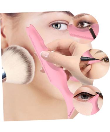FOMIYES 3pcs Silicone Beauty Ruler Lash Mascara Eyelash Guide Makeup Supply Line Ruler Eyebrow Shape Travel 15X4.15CMx3pcs Pinkx3pcs - Buy Online on GoSupps.com