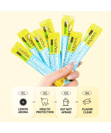 Buy Mint Mouthwash for Fresh Breath & Healthy Gums - 20pcs 10ml - Long Lasting Flavor - International Shipping Available - Buy Online on GoSupps.com