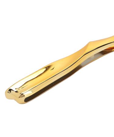 Professional Folding Straight Razor - Electroplated Gold Barber Razor for Men | Premium Quality Shaving Tool - Buy Online on GoSupps.com