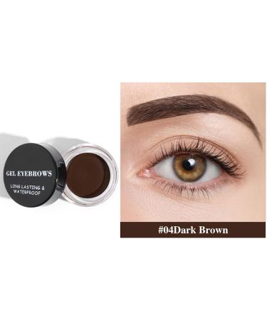 Colorful eyebrow cream waterproof three-dimensional stereotypes above the color eyebrows (04) - Buy Online on GoSupps.com