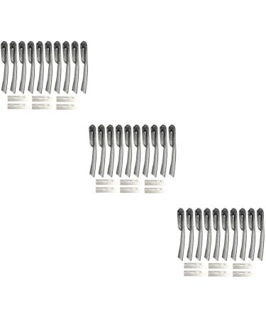 FRCOLOR 3 Sets 10pcs Eyebrow Shaping Tool Eyebrow Shaper Razor Eyebrow Removal Tools Eyebrow Grooming Eyebrow Shear Lip Razors for Women face Eyebrow Razor Miss Hair Remover Planer