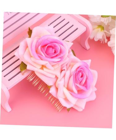 TOVINANNA 1pc Hair Comb Pin Rose Hair Comb Wedding Hair Comb Bride Hair Combs Bridal Hair Comb - Buy Online on GoSupps.com