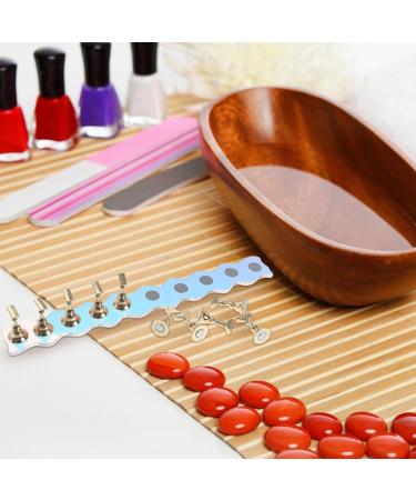 Beavorty 2 Sets Acrylic Nail Stand for Press on Nails Display Fake Nails Holder Nail Tips Stand Fingernail DIY Nail Base for Home Salon Supplies - Buy Online on GoSupps.com