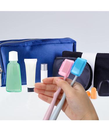 Sliverdew 5 Pcs Toothbrush Cover Caps - Portable Travel Holder for Home, Office, Hotel & Outdoor Use - Buy Online on GoSupps.com
