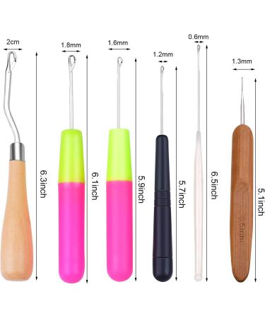 Dreadlocks Crochet Hook & Interlocking Tools Set for Easyloc Hair Tool | 7pcs Crochet Hook & 2pcs Interlocking Tools for Sisterlocks, Braid Craft - Buy Online on GoSupps.com