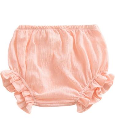 HASAKI Baby Diaper Cover Set - 2Pcs Linen Bloomer Shorts for Toddler Boys and Girls 12-24 Months - Yellow+Pink - Buy Online on GoSupps.com