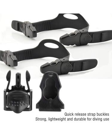 Adjustable Swimming Fin Strap Buckles Replacement - Spare Accessories for Scuba Diving - Buy Online on GoSupps.com