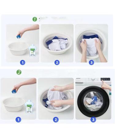 Efficient Easy Clean Laundry Detergent Powder All Purpose Efficient Cleaning Powder Active Biological Enzyme Washing Laundry Detergent Powder Quick and Easy Dirt Spot Removal (2PC) 1 - Buy Online on GoSupps.com