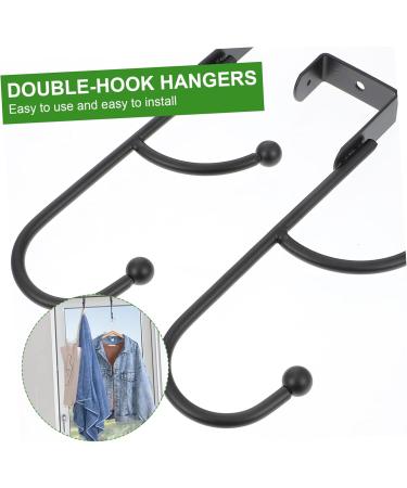 PRETYZOOM 2pcs Door Hook Storage Shelf Storage Shelves Bathroom Hangers Clothing Hat Hooks Coat Wall Hanging - Buy Online on GoSupps.com