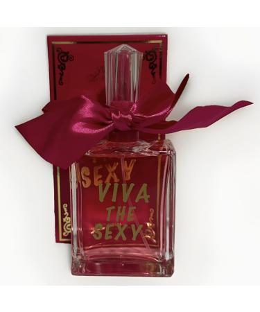 Viva The Sexy Women's Perfume Pink Glass Bottle with Bow Fragrance Gift Set