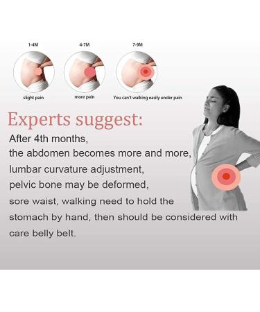 Merlinae Pregnancy Support Belt Maternity - Breathable Abdomen & Pelvic Support - Comfortable Belly Band for Pregnancy - Size S Black (70-100CM) - Buy Online on GoSupps.com