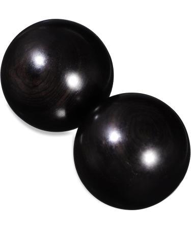 Beaupretty 8 STK Chinese Massage Balls - Hand Exercise Stress Relief Device | Wooden Hand Carved Rosewood - Buy Online on GoSupps.com