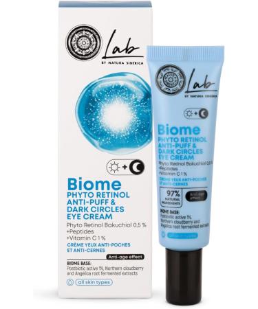 Natura Siberica Lab Biome Phyto Retinol Anti-Puff & Dark Circles Eye Cream 30 ml - Buy Online on GoSupps.com