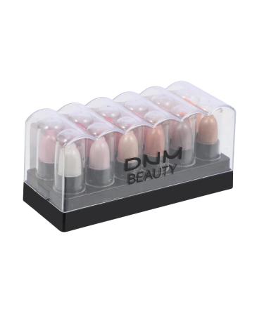 FOMIYES 1box 12 Shadow Box Shimmer Eyeshadow Stick Beautiful Eye Cosmetics Beauty Eyeshadow Pen 1 count (Pack of 1) As Shown