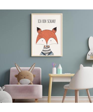 Kackpecht Eummel Animal Affirmation Images Set | Jungle Motivational Art for Kids' Rooms | 4 Colorful A4 Decor for Boys & Girls - Buy Online on GoSupps.com