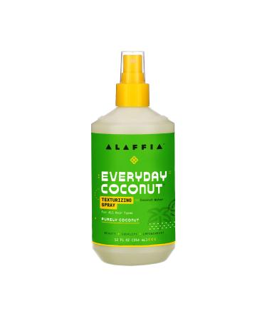 Alaffia Everyday Coconut Texturing Spray Hydrating Normal to Dry Hair Coconut & Sea Salt 12 fl oz (354 ml)