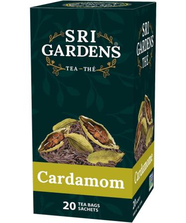 Sri Gardens Cardamom Black Tea 20 Tea Sachets 40g - Buy Online on GoSupps.com