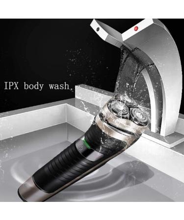 Electric Razor for Men - Portable Wet & Dry Rechargeable Rotary Shaver with Pop-up Trimmer - Waterproof & Cordless - Buy Online on GoSupps.com
