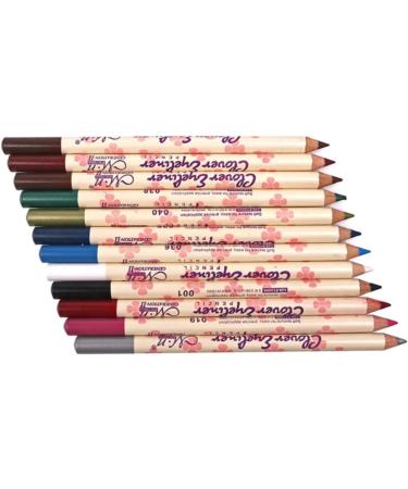 CANIGHT 24 Pcs Eyeshadow Pen Eyeliner Pencil Grey Eyeliner Pencils Blue Dark Brown Eyeliner Pencil - Buy Online on GoSupps.com