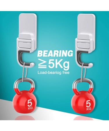 Tinkeep Wall Mounted Mop Holder - Self Adhesive Broom Grippers - No Drilling, Anti-Slip - 3 pcs - Buy Online on GoSupps.com
